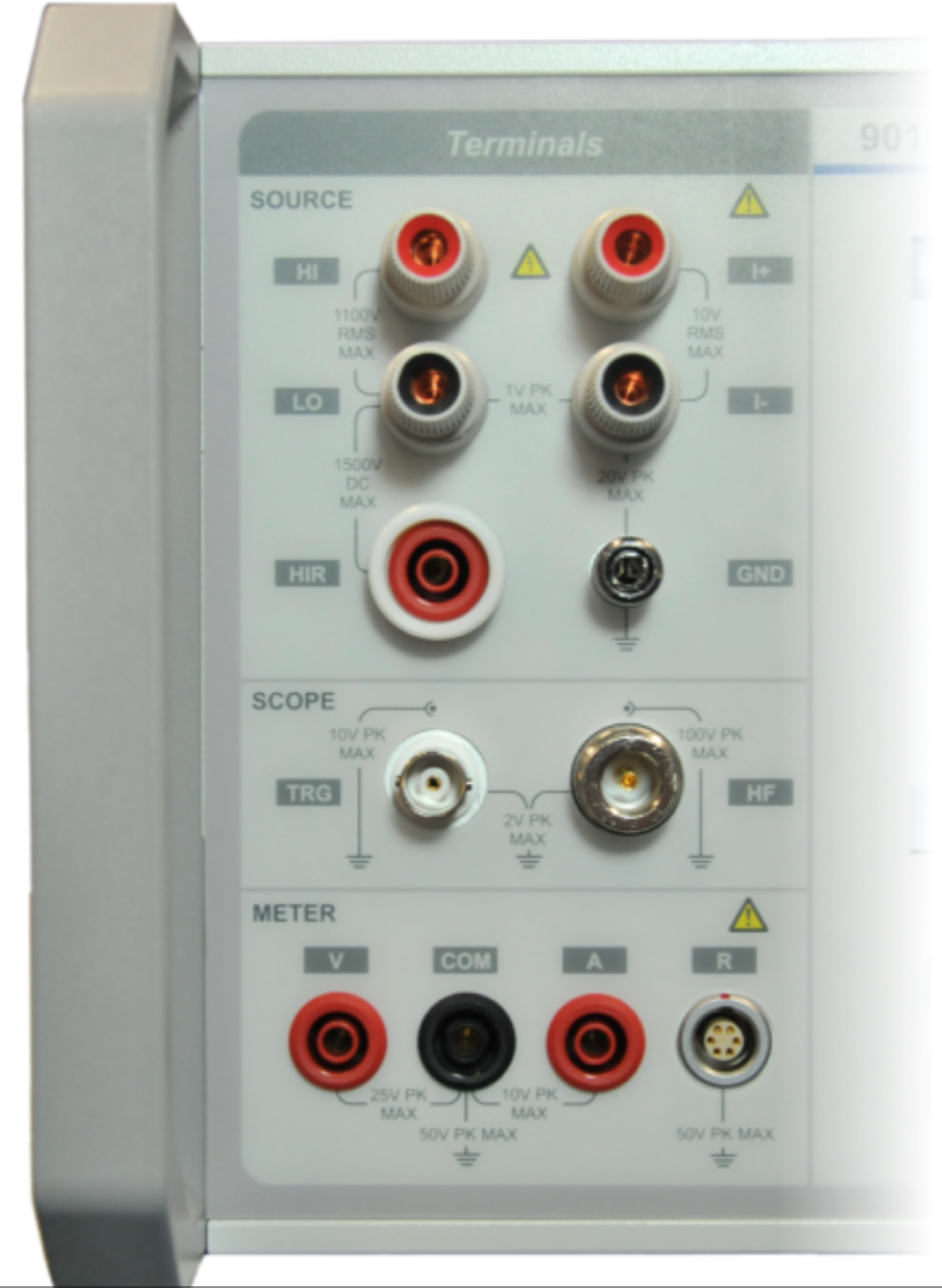 MC9010 output/input terminals