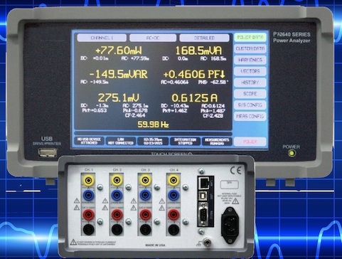 PXe-PA900 Three Phase Power Analyser