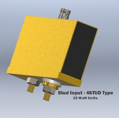 Series W-4-Stud Non Inductive co-axial shunt, current viewing resistor.