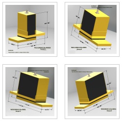 series W Flange 3.5s co-axial shunts, current viewing resistor.